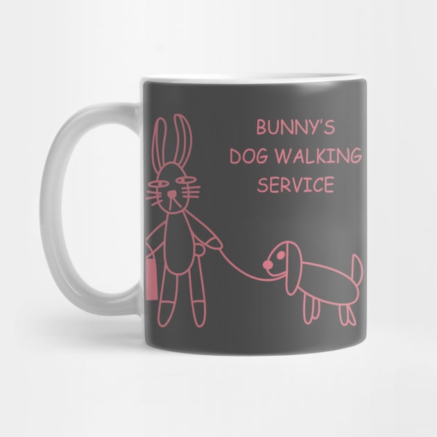 Bunny's Dog Walking Service by n23tees